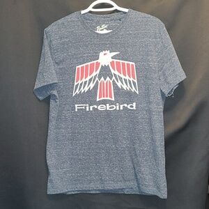 PONTIAC FIREBIRD Lucky Brand COLLABERATION  Blue Graphic Tee